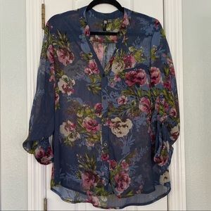 Kut from the Kloth floral blouse